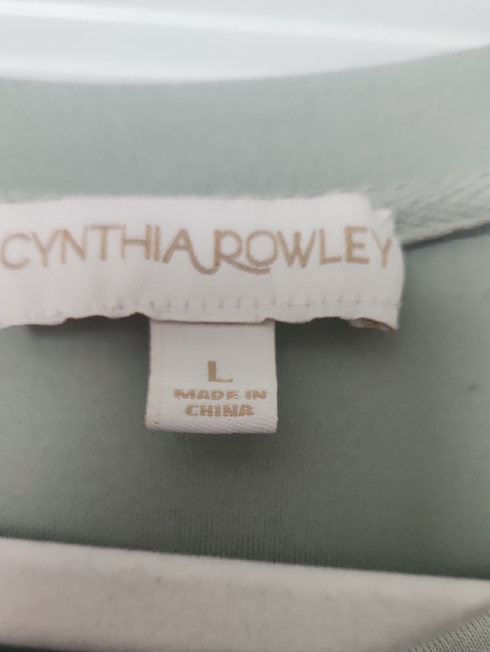 Cynthia Rowley Sage Green Eyelet Puff Sleeve Mini Dress - Picture 2 of 4